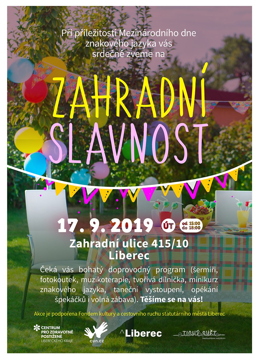 Zahradní slavnost 2019 – Liberec