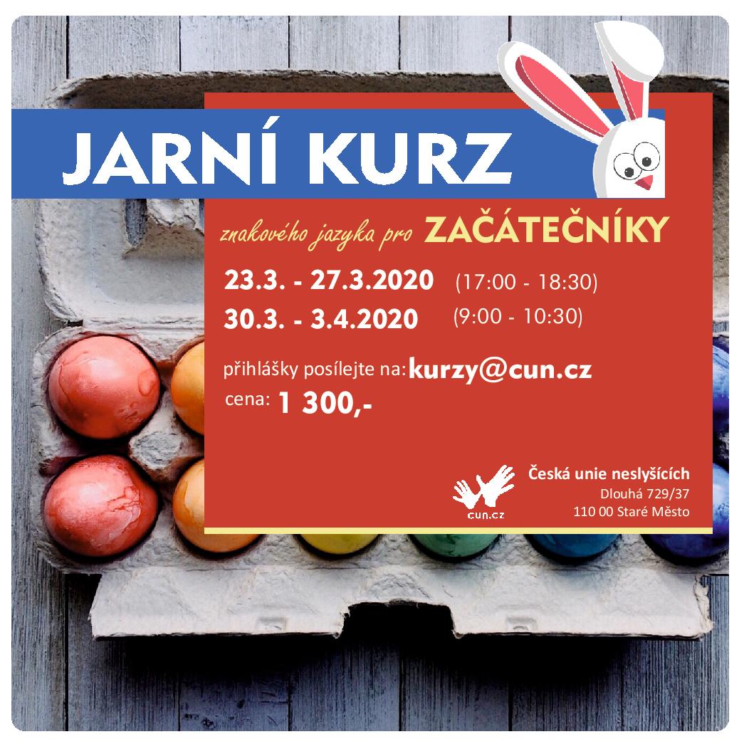 Další JARNÍ kurzy znakového jazyka pro začátečníky