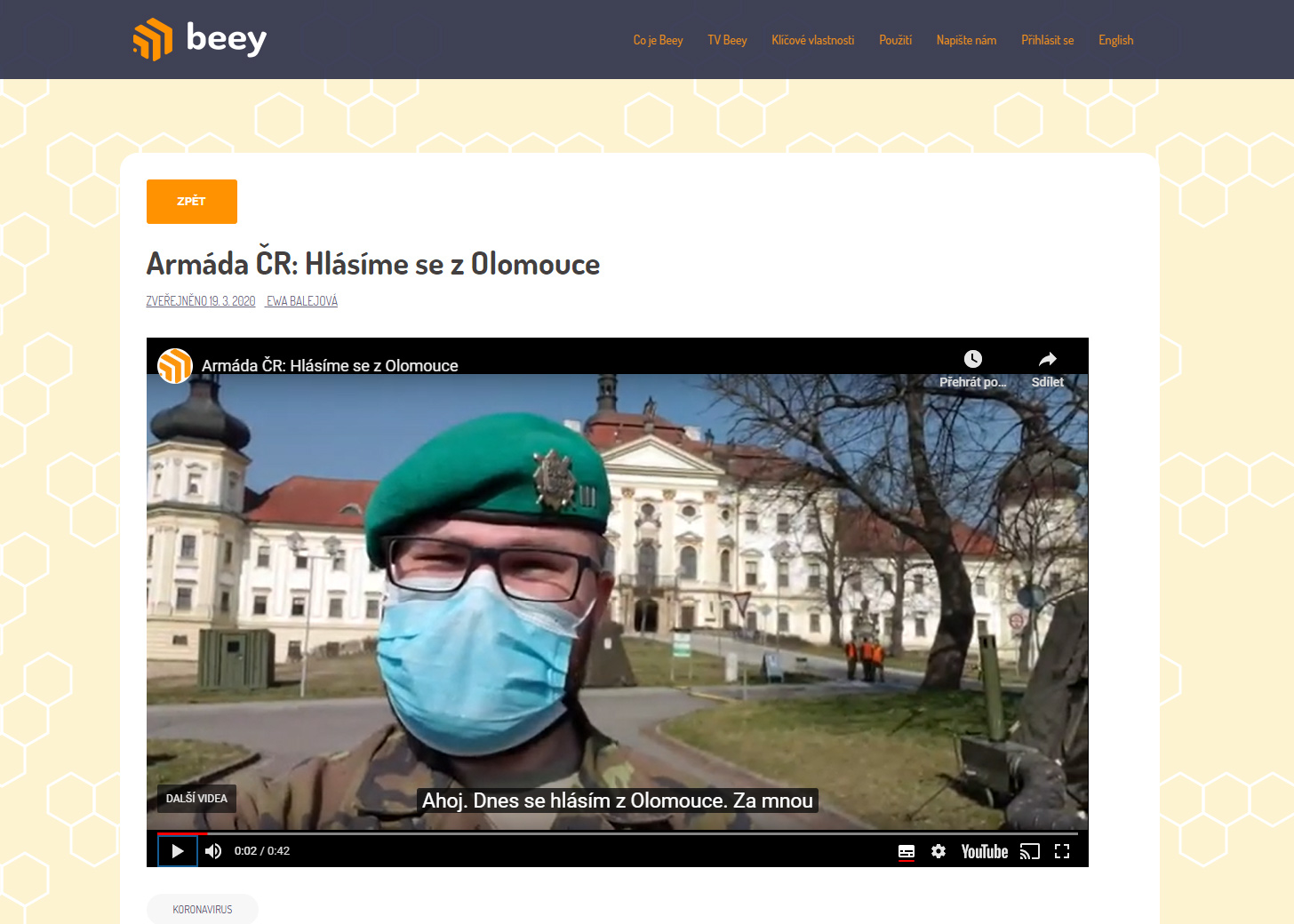 Půl milionu osob se sluchovým postižením chybí informace o koronaviru. Nová televize to mění k lepšímu