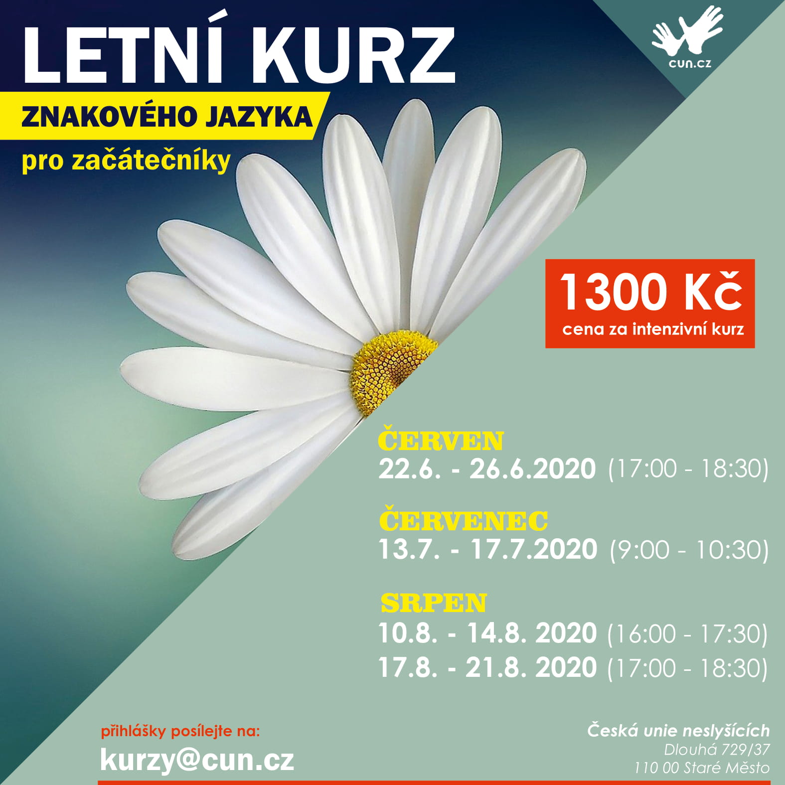 Intenzivní letní kurzy znakového jazyka v Praze