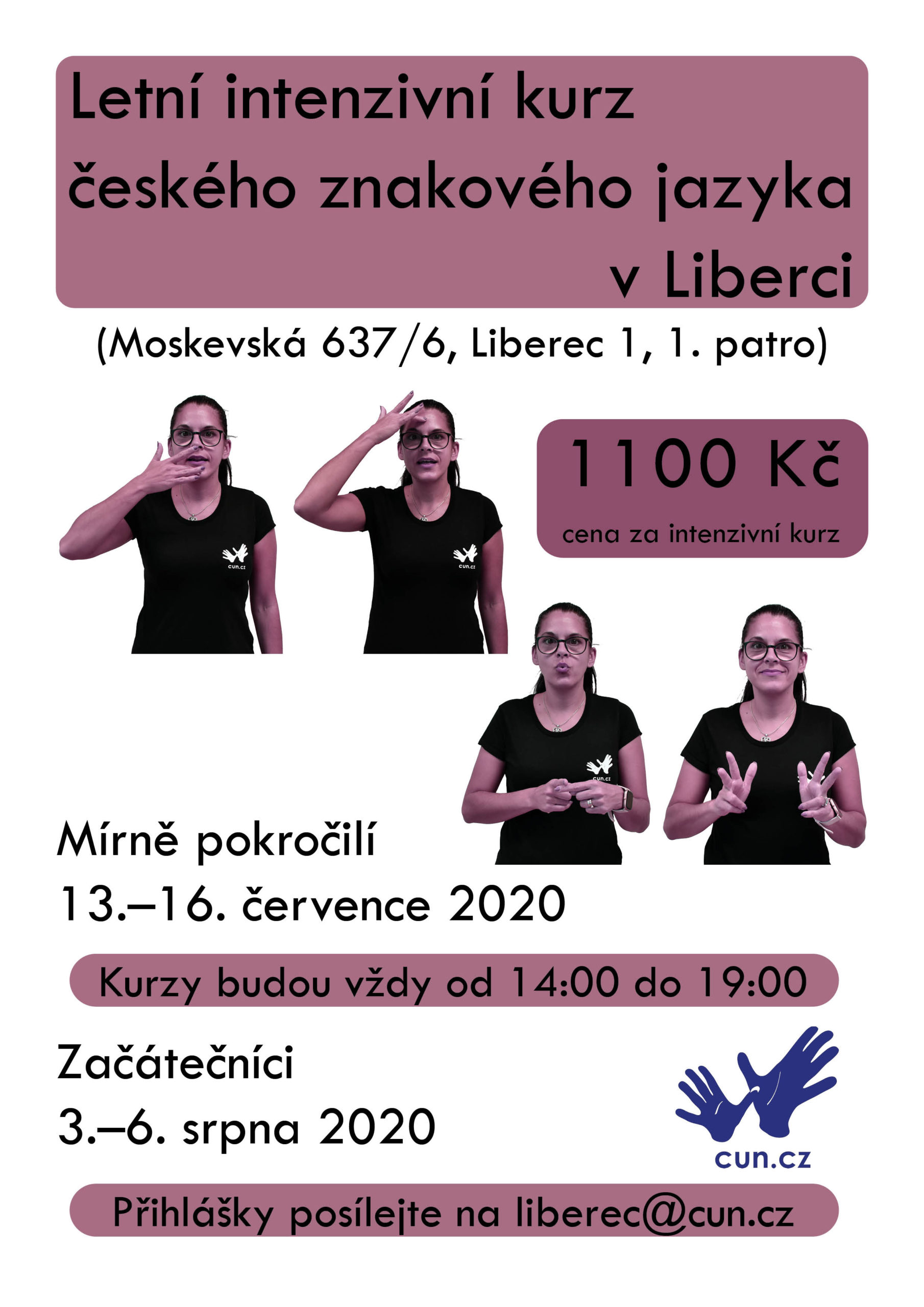 Intenzivní kurzy znakového jazyka v Liberci