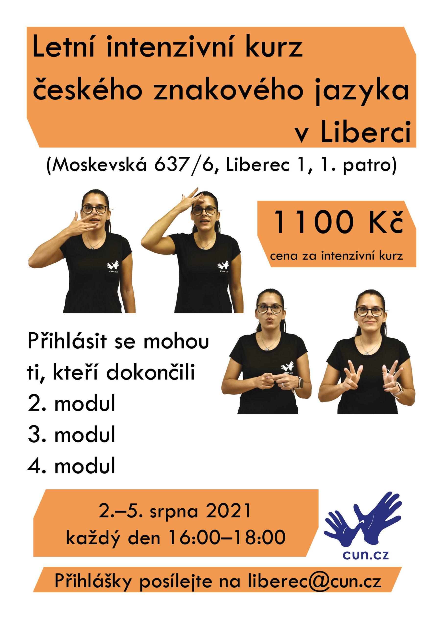 Intenzivní kurzy ZJ (léto 2021) Liberec