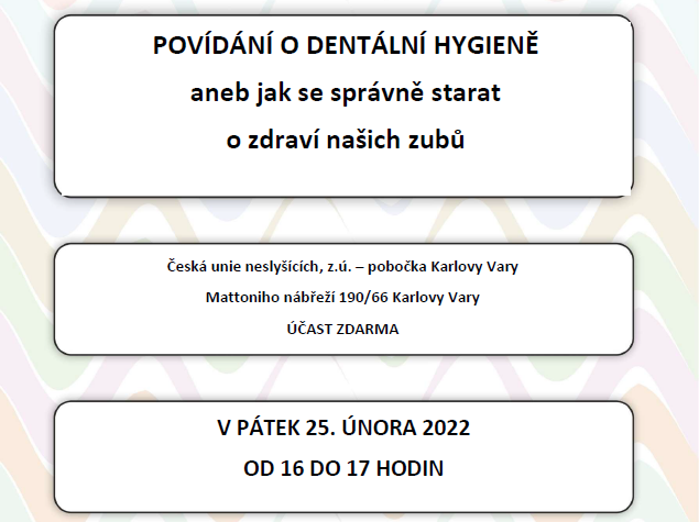 Zveme Vás na přednášku do Karlových Varů